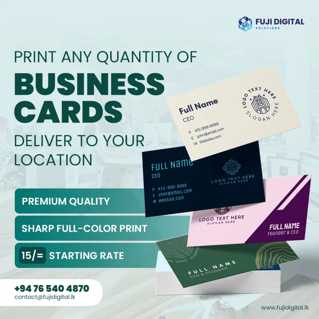 BUSINESS CARD PRINT POST