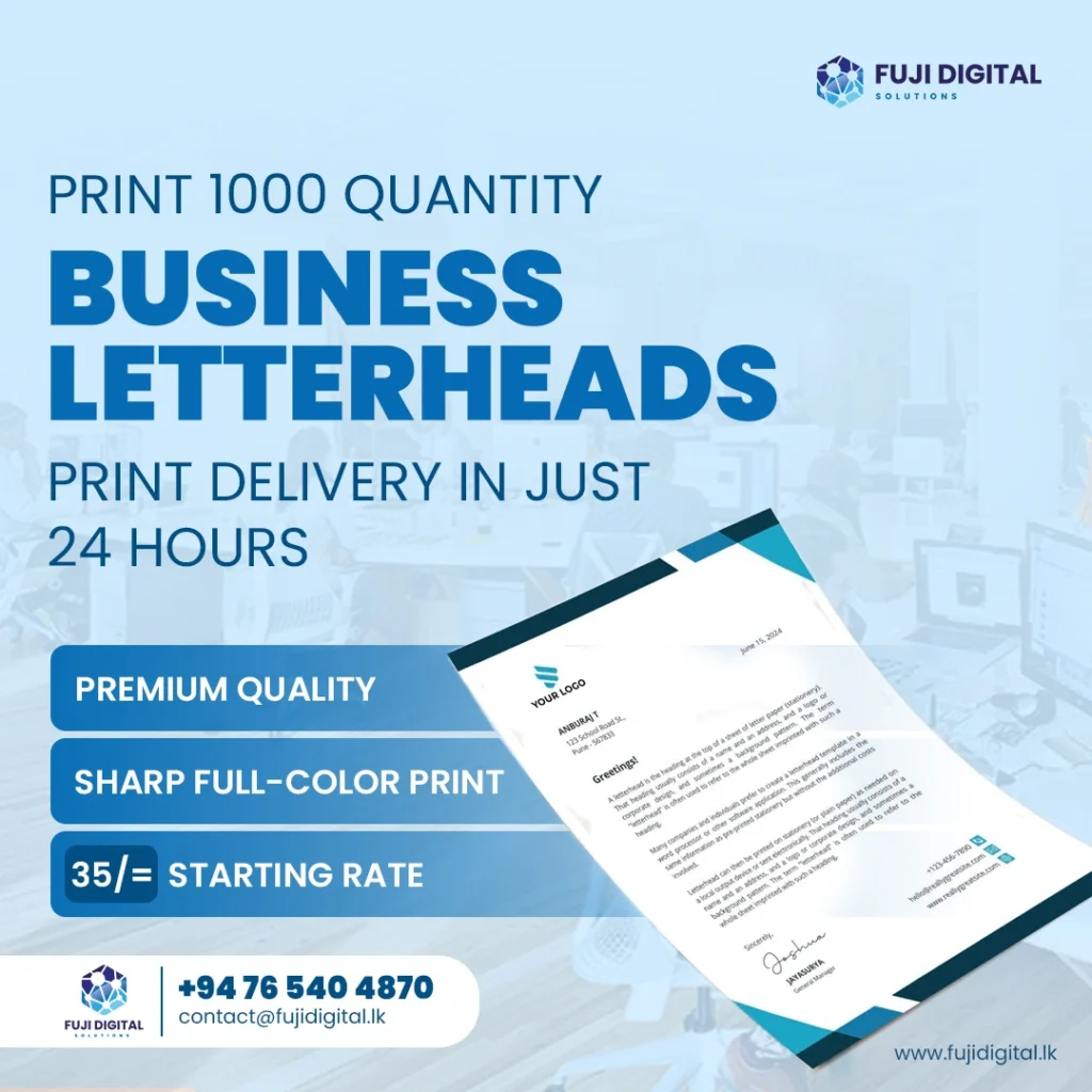 LETTERHEAD PRINT POST