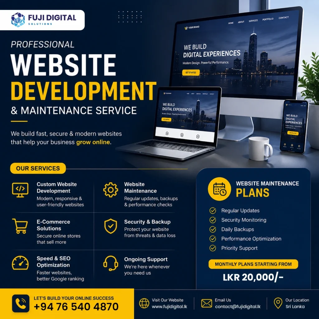 Website Development & Maintenance Service